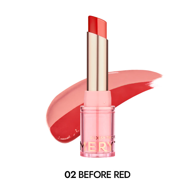 MERYTHOD Glossy Two Tone Lipstick (5 Colors)