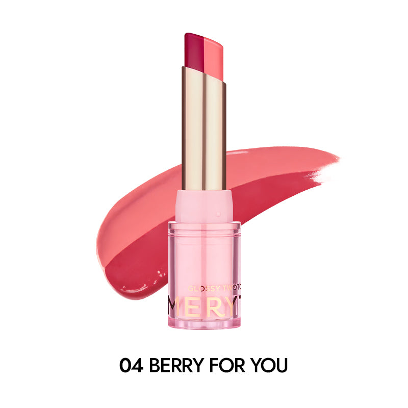 MERYTHOD Glossy Two Tone Lipstick (5 Colors)