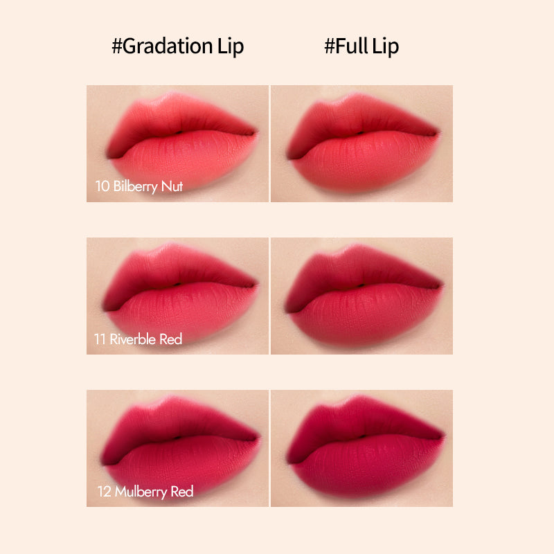 Reel-Tattoo Velvet Lip Tint (12 colors)